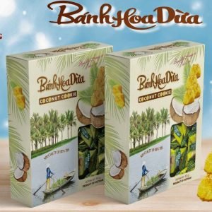 Bánh hoa dừa Yến Hoàng hộp 250 gr vị dừa