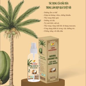Dầu dừa thiên nhiên Yến Hoàng 100 ml
